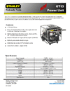 GT13 Spec Sheet - April 2009